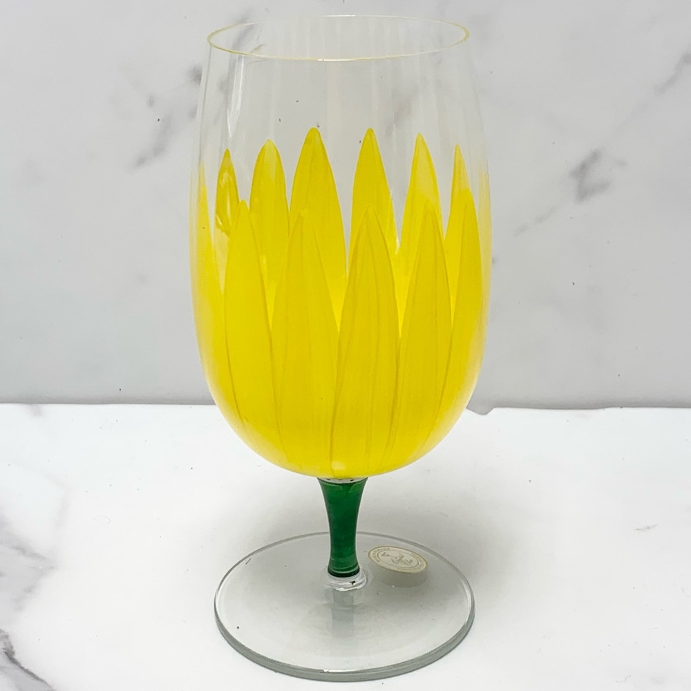 🏰🌼🐴Crystal Clear - Floral cup.